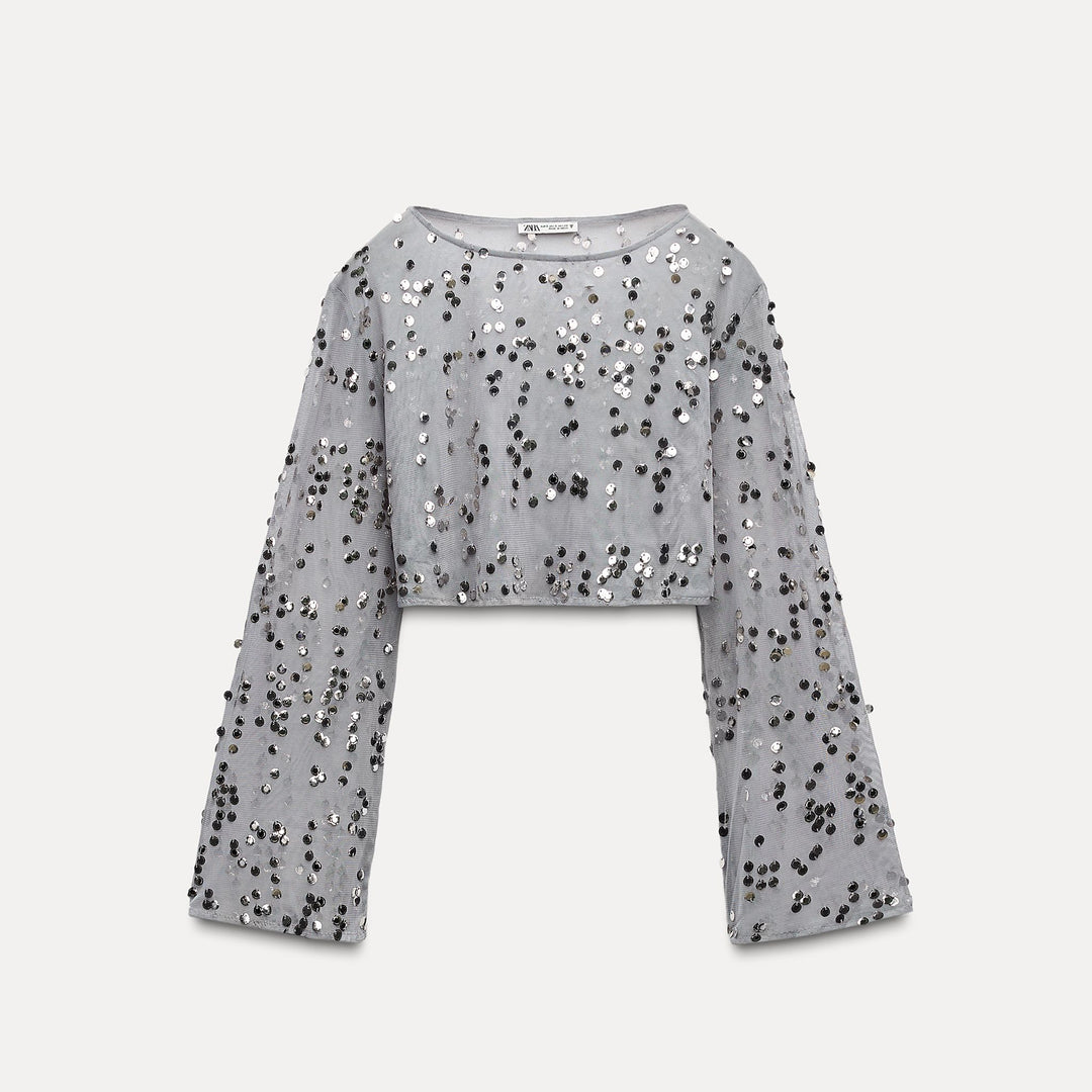 Moudda ZARA - Haut en tulle pailleté - Tunisie 2