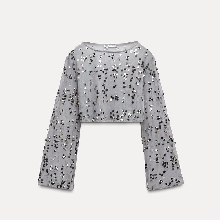 Moudda ZARA - Haut en tulle pailleté - Tunisie 2