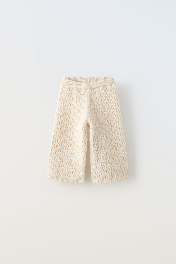 Pantalon en tricot enfants twinset tournesols - 6T