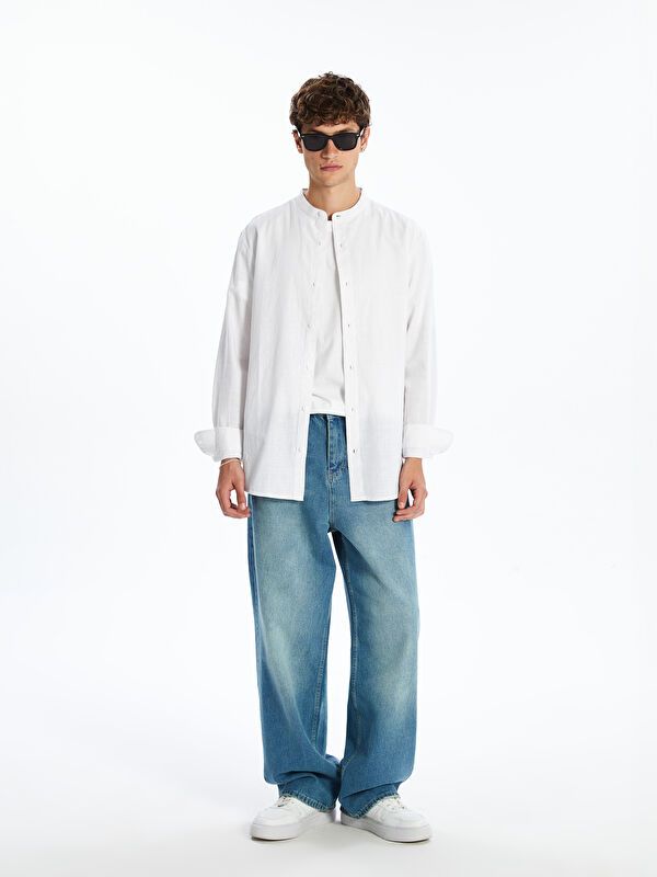 Moudda LC Waikiki - Chemise tissée à manches longues pour Hommes - Tunisie 2