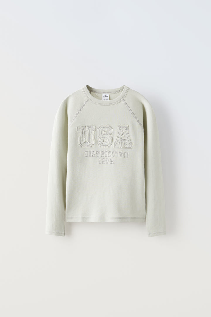 T-shirt Patch Brodé Varsity