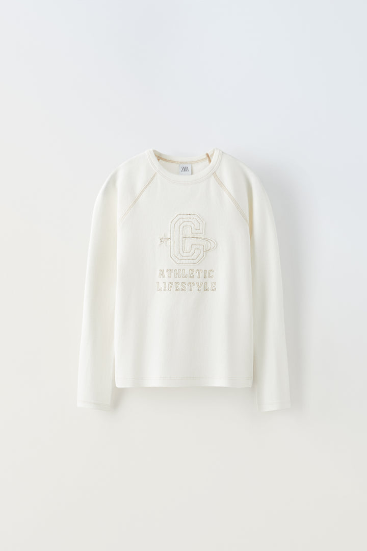 T-shirt Patch Brodé Varsity