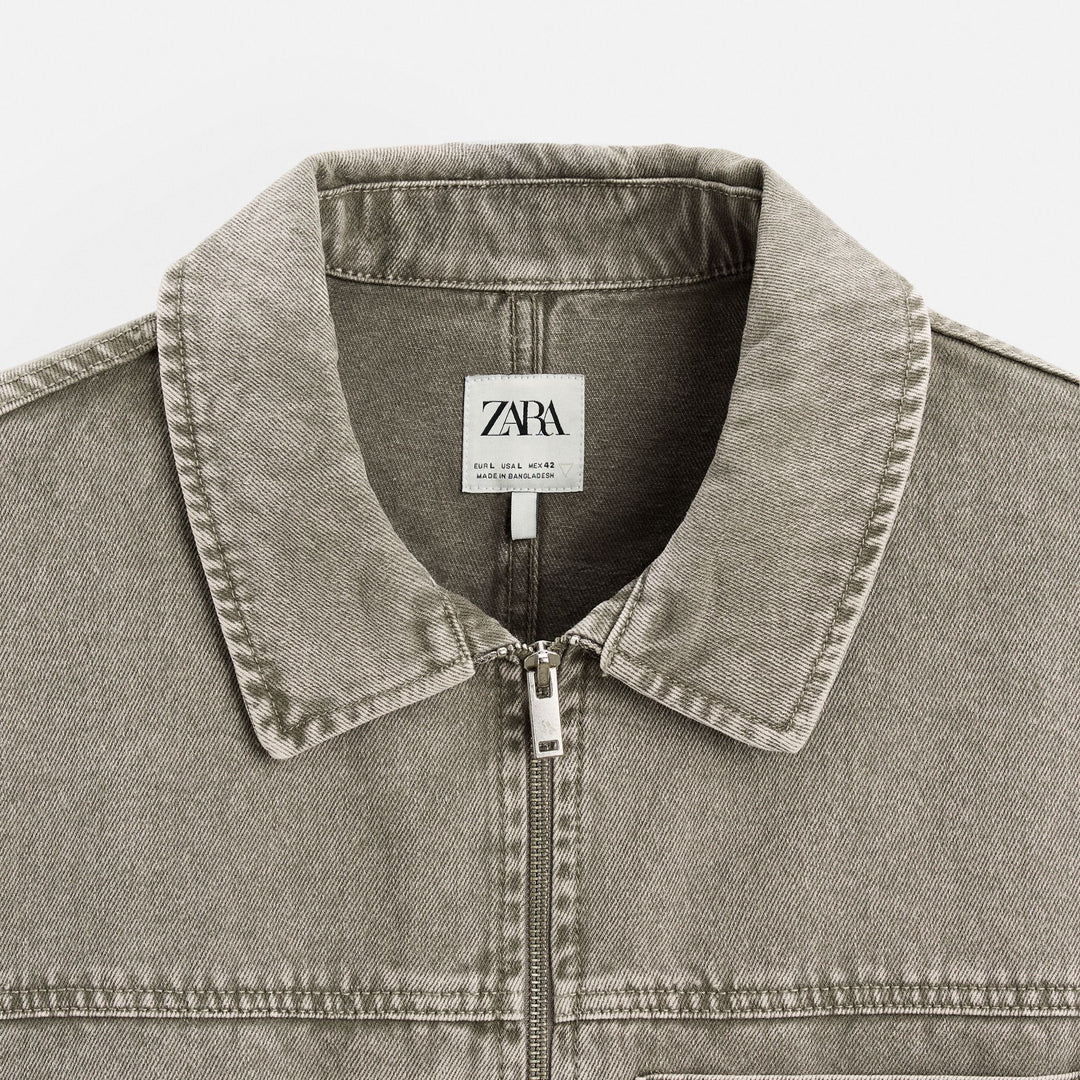 Moudda ZARA - Veste Denim - Fermeture Éclair - Tunisie 3
