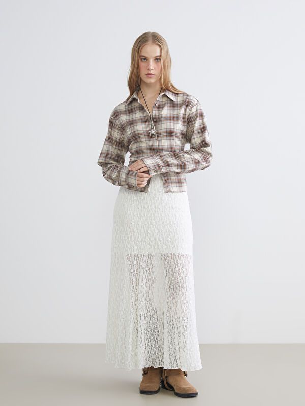 Moudda LC Waikiki - Chemise tissée à manches longues pour Femmes - Tunisie 2