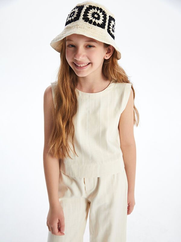 Moudda LC Waikiki - Chemisier (blouse) manches courtes en tissu pour Fille - Tunisie 2