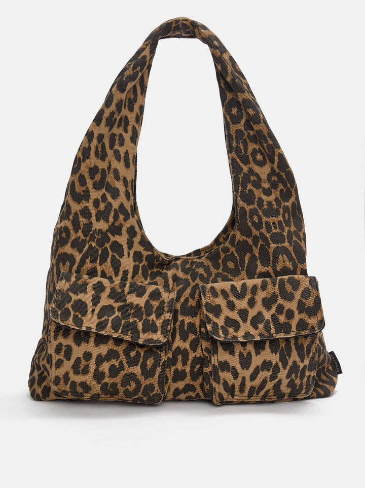 Moudda PULL & BEAR - Sac Hobo Canvas Imprimé Animal - Tunisie 3