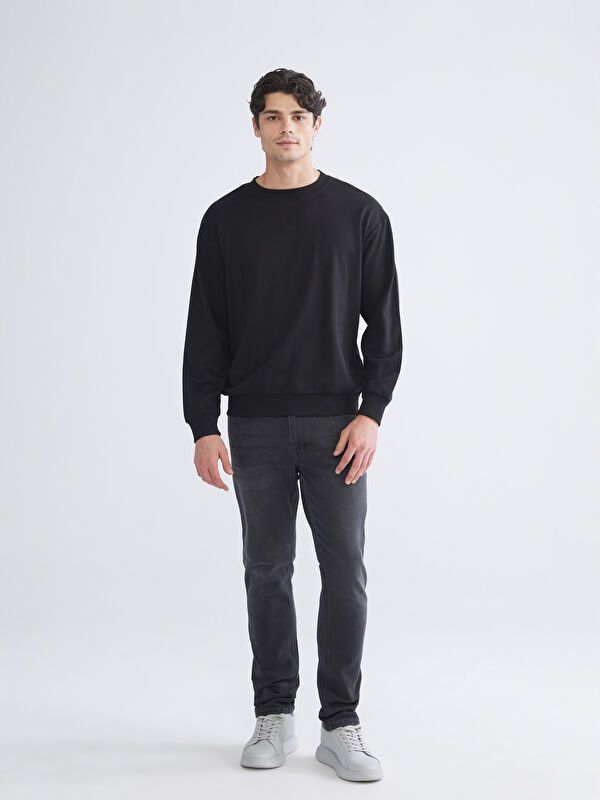 Moudda LC Waikiki - Sweatshirt en jersey Homme Noir - Tunisie 2