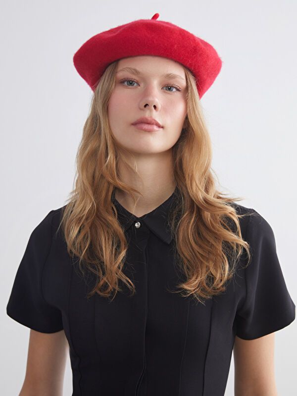 Moudda LC Waikiki - Casquettes et chapeaux tissés Femme Rouge - Tunisie 1