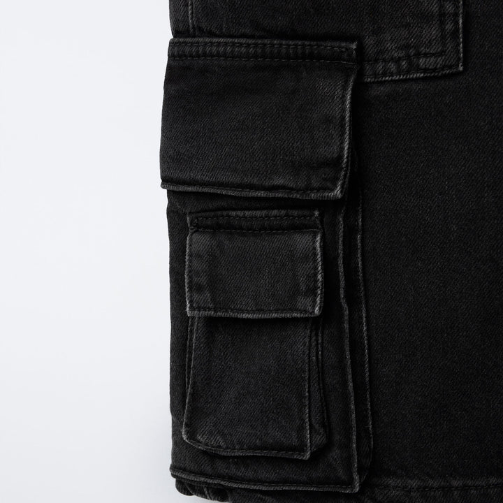 Moudda ZARA - Bermuda Denim - Multicargo Noir (Street) - Tunisie 4