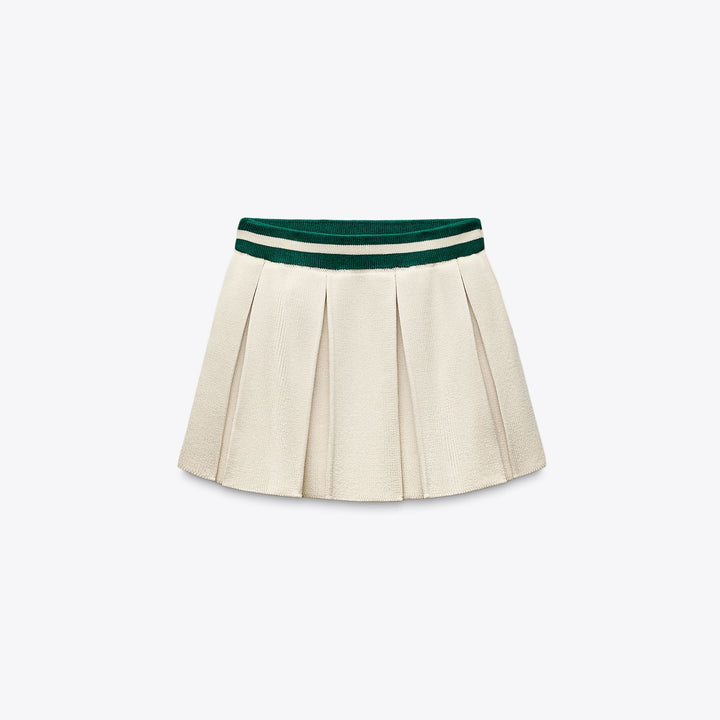 Moudda ZARA - Jupe Mini Sporty - Plissée & Varsity - Tunisie 1