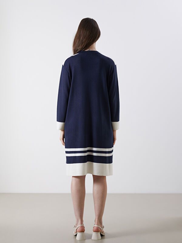 Moudda LC Waikiki - Robe tricot manches longues Femme Marine - Tunisie 4