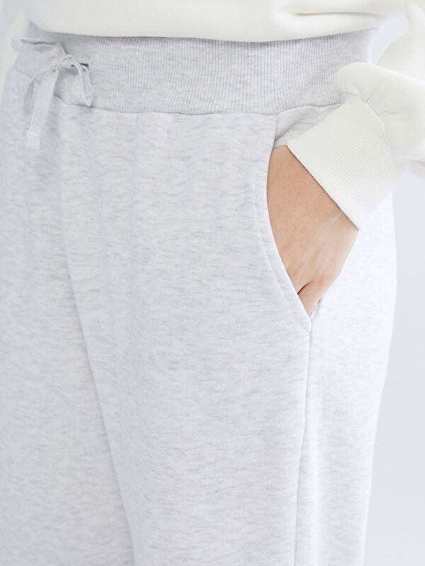 Moudda LC Waikiki - Pantalon en jersey Femme Mélange gris clair - Tunisie 3