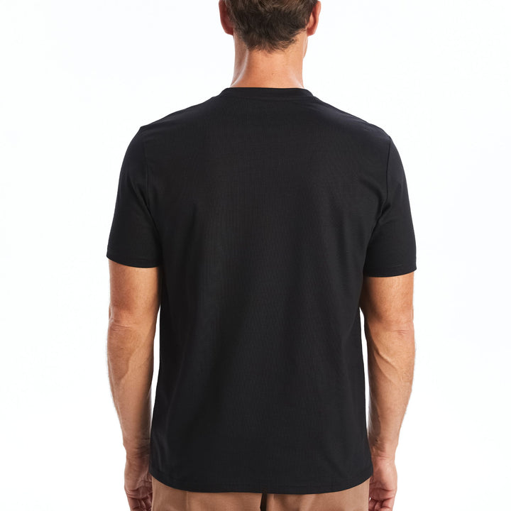 Moudda LC Waikiki - T-shirt jersey col rond manches courtes Homme Noir - Tunisie 4