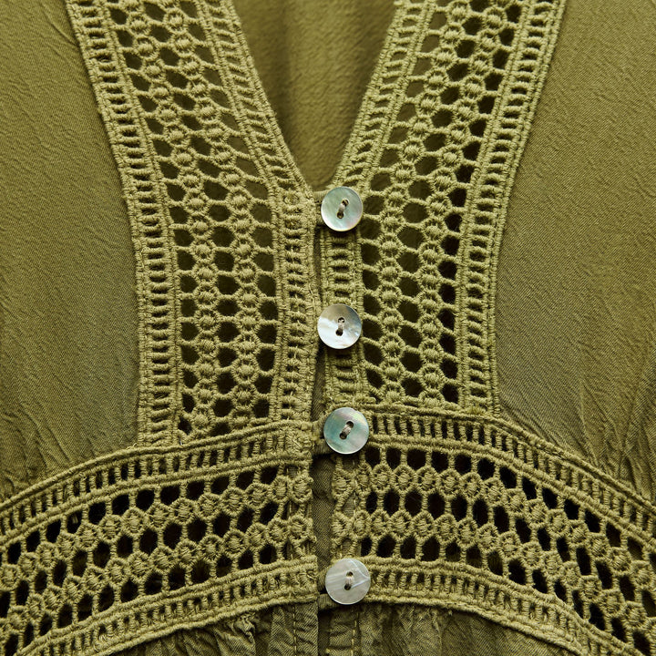 Moudda ZARA - Robe tunique entre-deux avec boutons - Tunisie 3