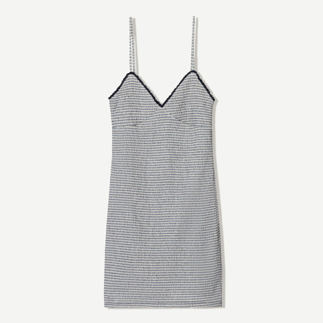 Moudda BERSHKA - Robe Mini Bretelles - Tissu Structure - Tunisie 1
