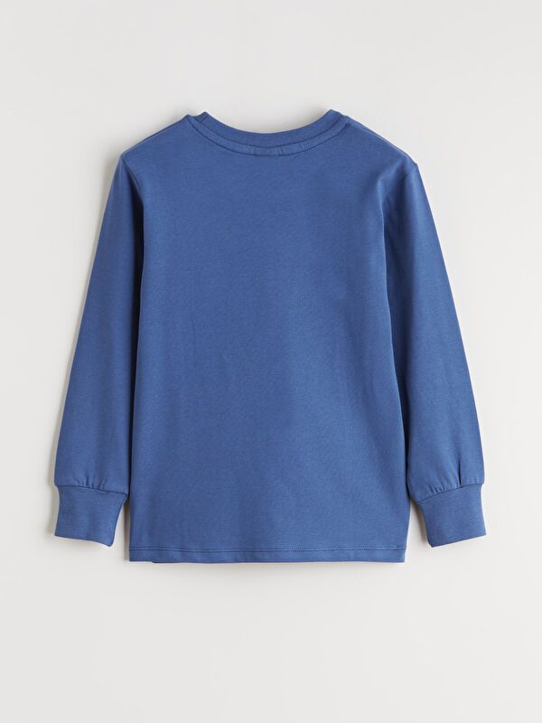 Moudda LC Waikiki - Pyjama manches longues en jersey couleur Bleu moyen pour garçons - Tunisie 3