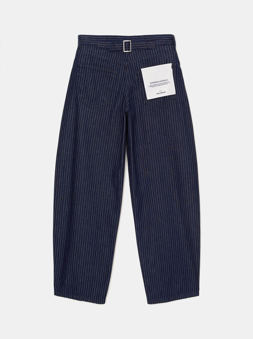Moudda PULL & BEAR - Pantalon Denim Ballon Passant Capsule Rayures - Tunisie 1