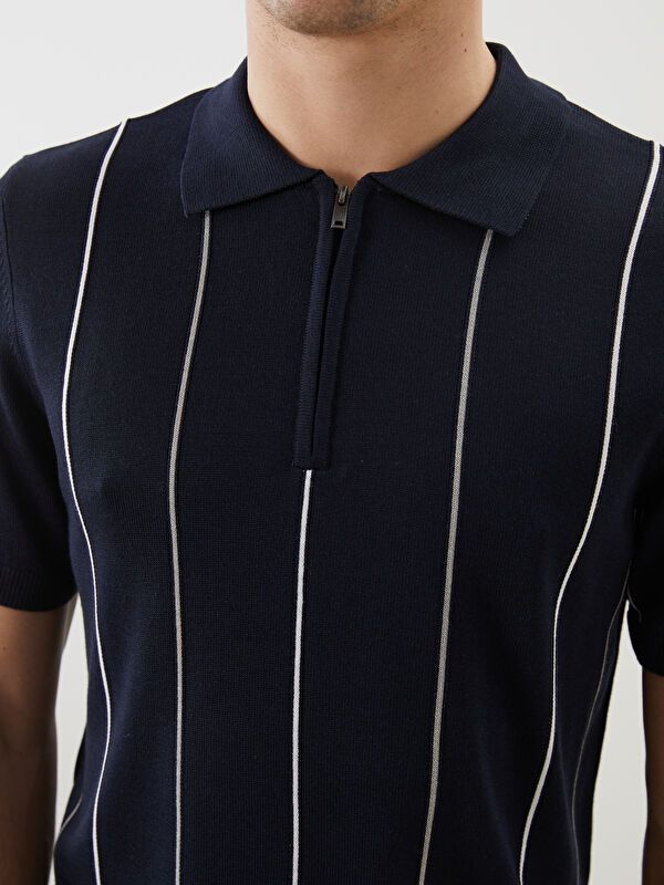 Moudda LC Waikiki - Pull tricot manches courtes Homme Marine - Tunisie 3