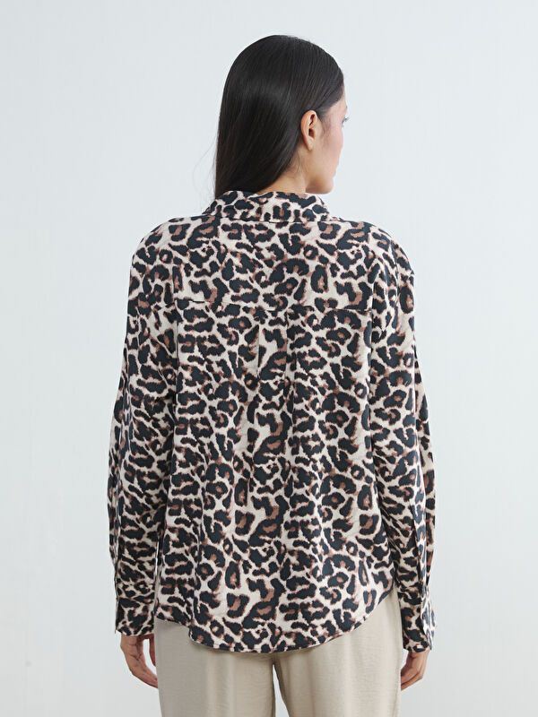 Moudda LC Waikiki - Chemise imprimée manches longues en tissu pour Femme - Tunisie 4