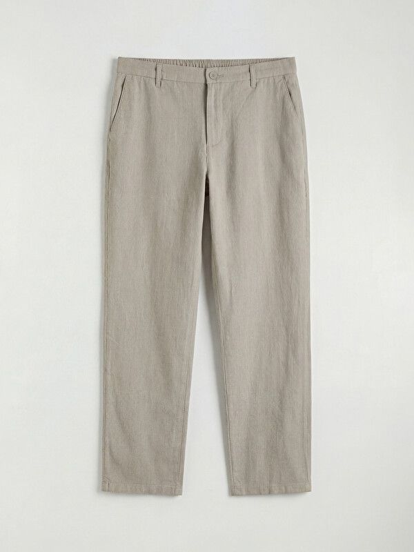 Moudda LC Waikiki - Pantalon mi-saison en tissu pour Homme couleur Beige - Tunisie 1