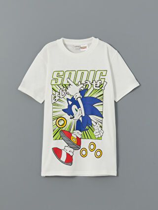 Moudda LC Waikiki - Body jersey manches courtes licence Garçon Ecru - Tunisie 1