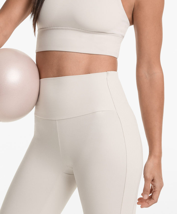 Moudda Oysho - Legging Long Comfortlux Taille Haute - Blocs Côtes Doublé - Tunisie 5