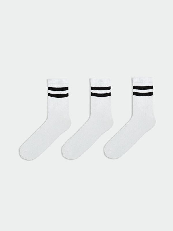 Moudda LC Waikiki - Chaussettes cheville pour Homme couleur Blanc - Tunisie 1