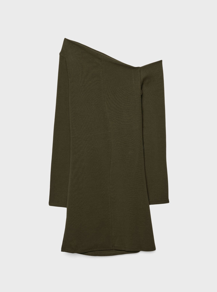 Moudda STRADIVARIUS - Robe Courte à Col Asymétrique Manches longues - Tunisie 1