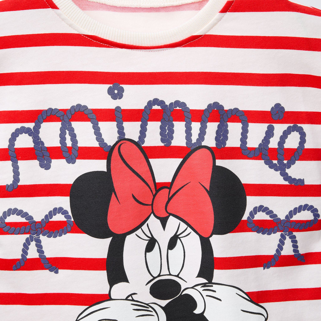 Moudda ZARA - T-Shirt Enfant - Rayures Minnie (Regenerary) - Tunisie 3