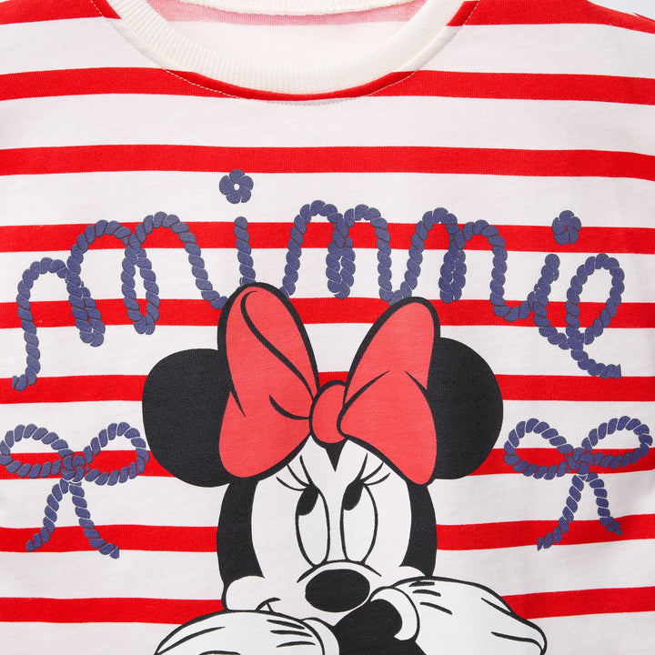 Moudda ZARA - T-Shirt Enfant - Rayures Minnie (Regenerary) - Tunisie 3