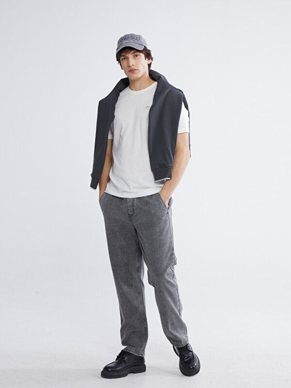 Moudda LC Waikiki - Jean basique en denim pour Homme couleur Rodeo anthracite - Tunisie 1