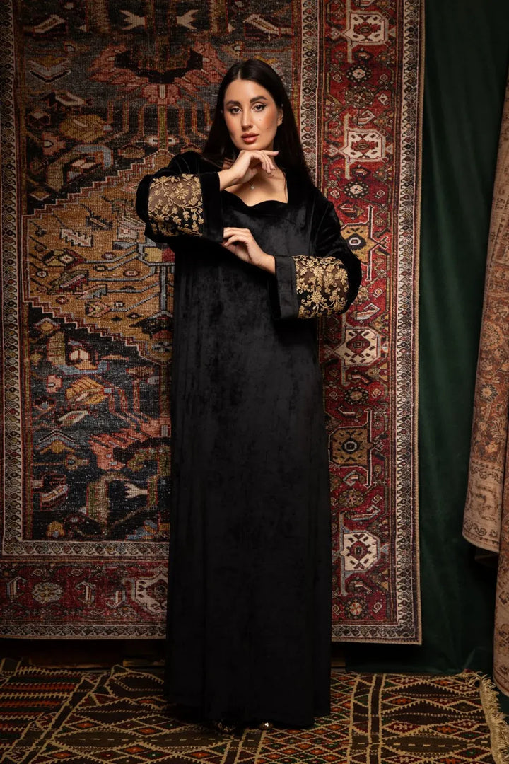 Moudda Tresors De Mimi - Caftan Jumana Noir - Tunisie 1