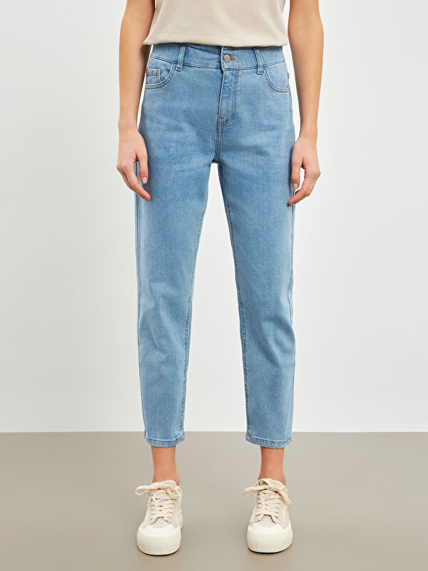 Moudda LC Waikiki - Pantalon en jean tissé cv pour Femmes - Tunisie 2