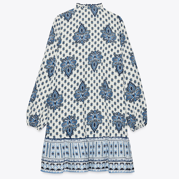 Moudda ZARA - Robe Mini Coton/Viscose - Imprimé Grec - Tunisie 2