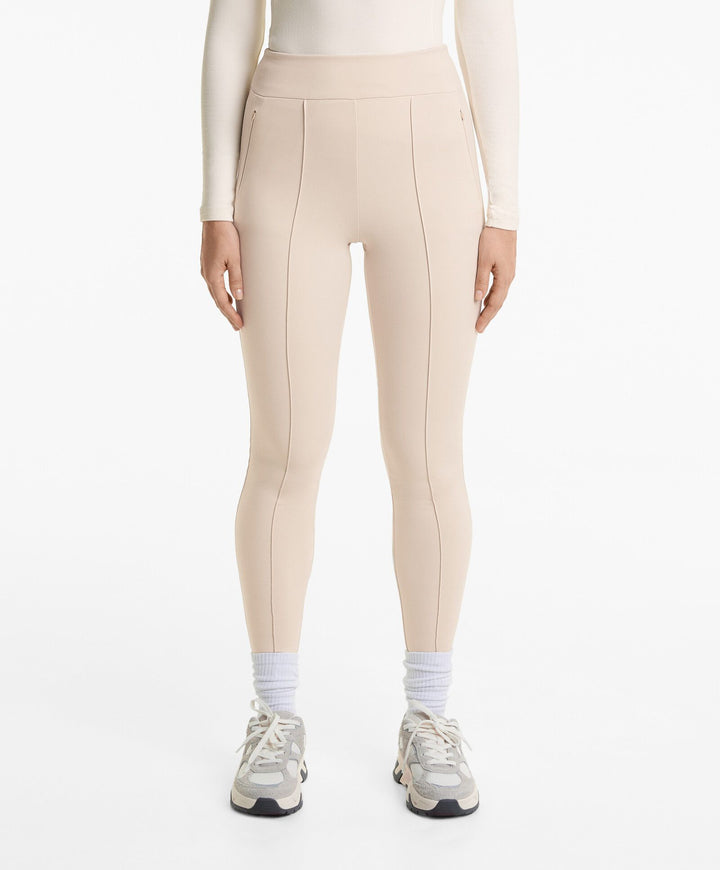 Moudda Oysho - Legging Long Chaud - Taille Haute, Cheville, Zip & Couture - Tunisie 1