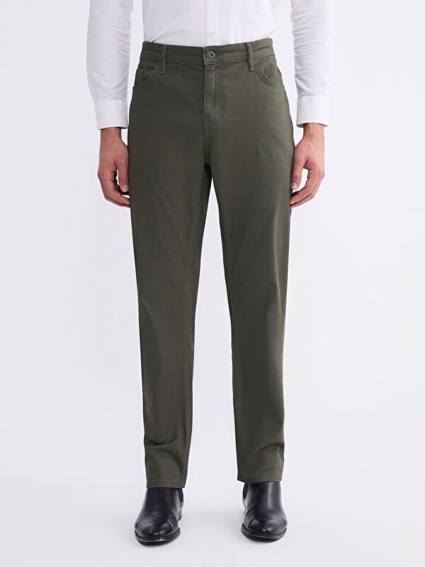 Moudda LC Waikiki - Pantalon chino basique mi-saison en tissu pour Homme - Tunisie 2