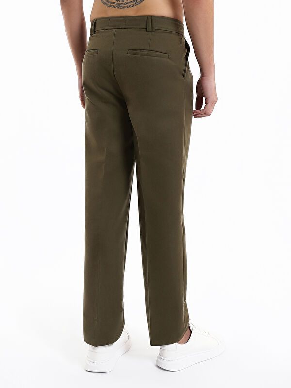 Moudda LC Waikiki - Pantalon tissé moyen Homme Kaki - Tunisie 5