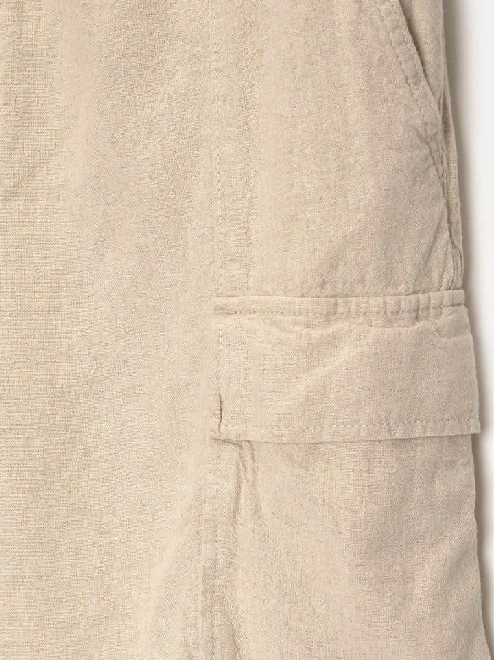 Moudda PULL & BEAR - Bermuda Trunk Cargo Lin Rustique - Tunisie 2
