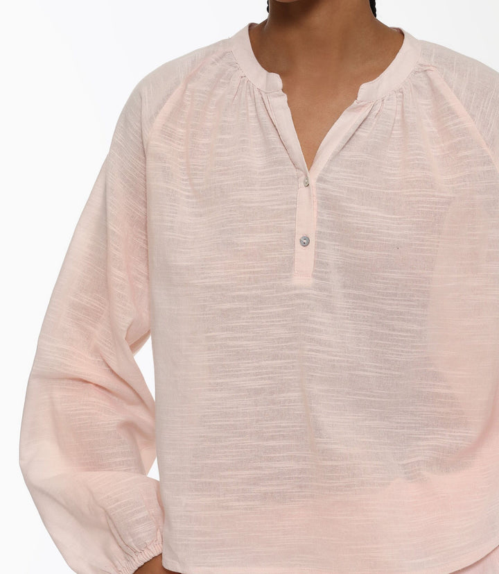Moudda Lefties - Chemise Rustique - Col Mao & Boutons - Tunisie 3