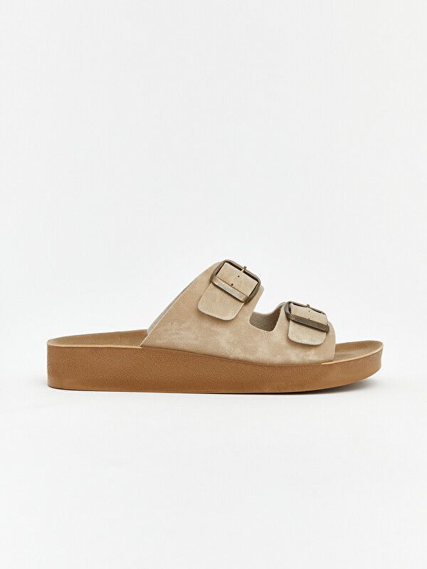 Moudda LC Waikiki - Pantoufles pour Femme couleur Beige - Tunisie 2