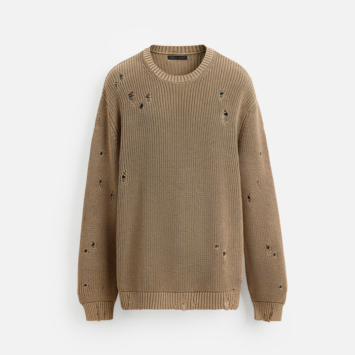 Moudda ZARA - Pull Coton - Acid Wash & Déchiré - Tunisie 1