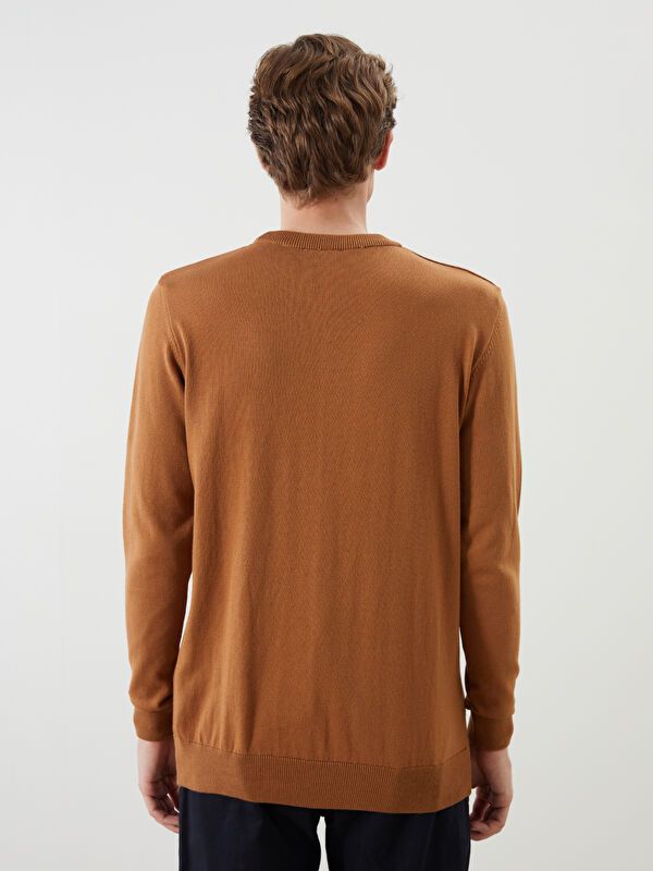 Moudda LC Waikiki - Pull en tricot Homme Mélange de chameau - Tunisie 4