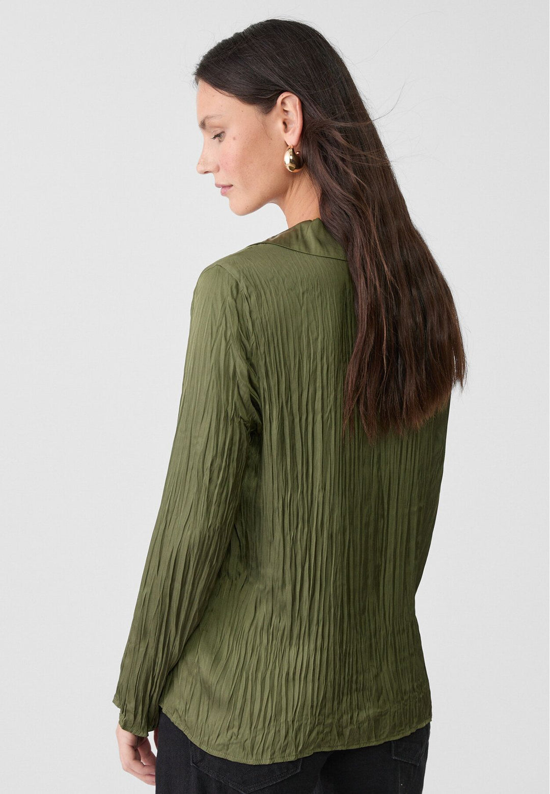 Moudda STRADIVARIUS - Chemise en Satin Plissée - Tunisie 5