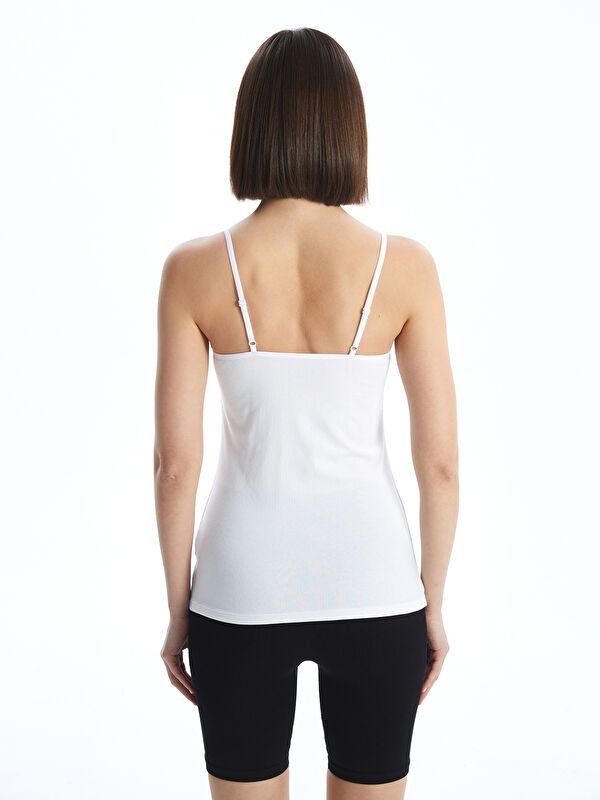 Moudda LC Waikiki - Débardeur base sous-vêtements Femme Blanc optique - Tunisie 4