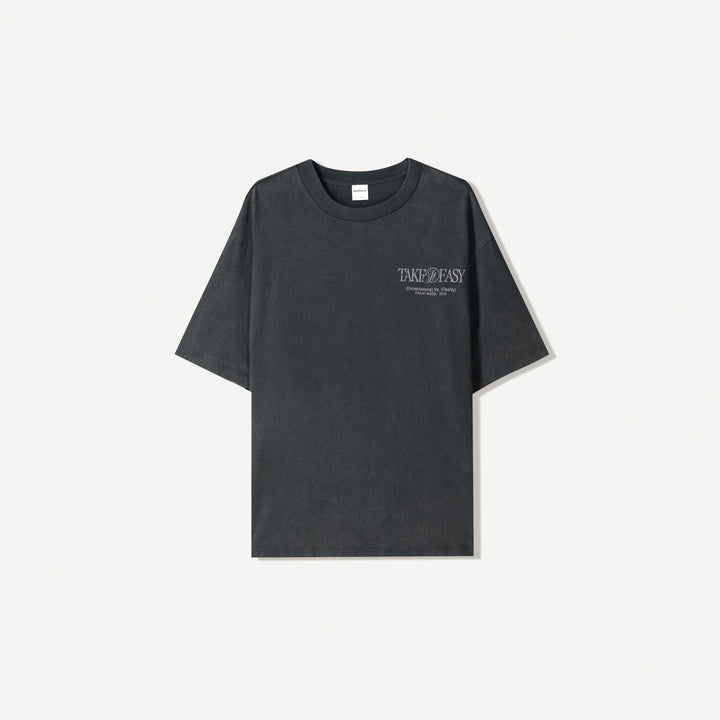 Moudda BERSHKA - T-Shirt Relax - Acid Wash Surreal & RS/MS - Tunisie 2