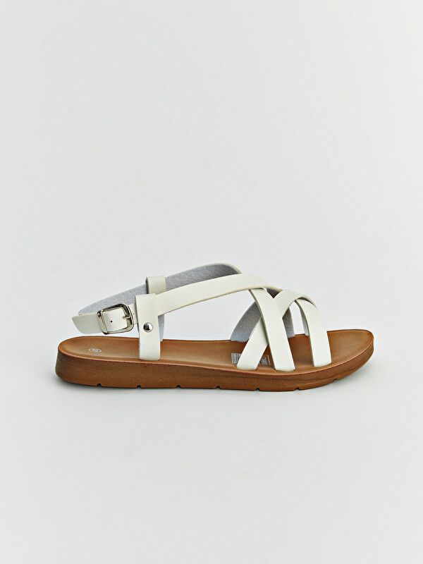 Moudda LC Waikiki - Sandales pour Femme couleur Blanc - Tunisie 3