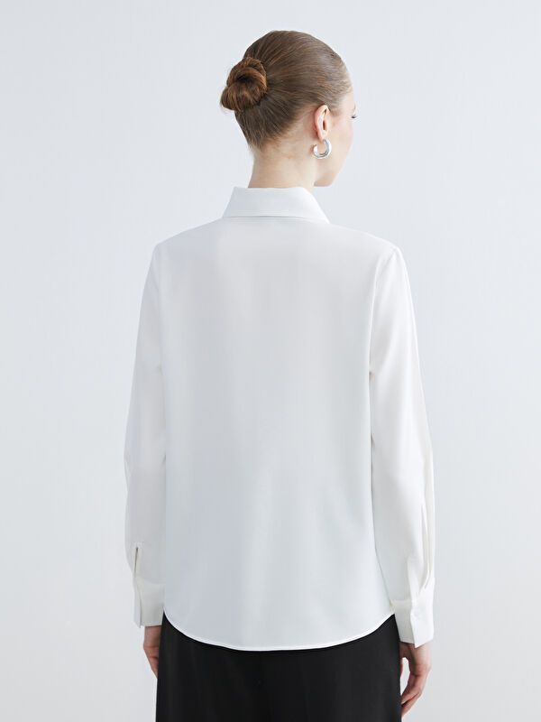 Moudda LC Waikiki - Chemise manches longues en tissu pour Femme - Tunisie 4