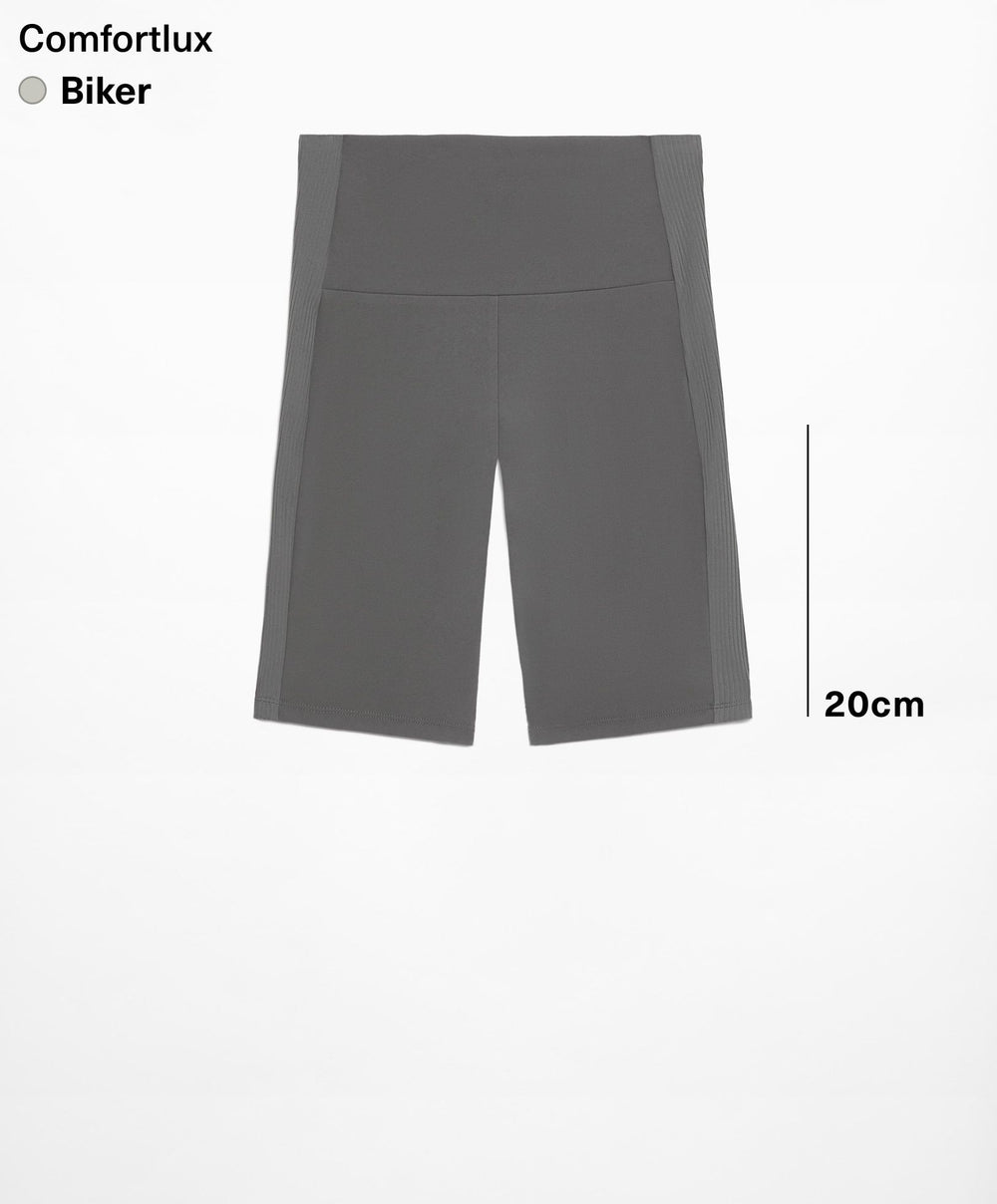 Moudda Oysho - Legging Comfortlux Cycliste Taille Haute Blocs Côtelés - Tunisie 2