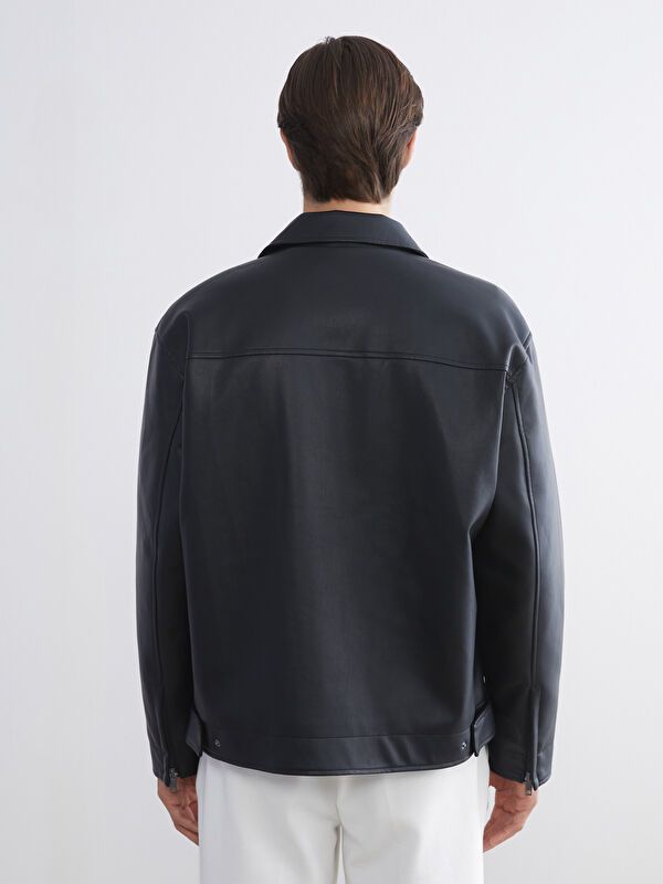 Moudda LC Waikiki - Manteau en cuir PU lourd pour Hommes - Tunisie 5