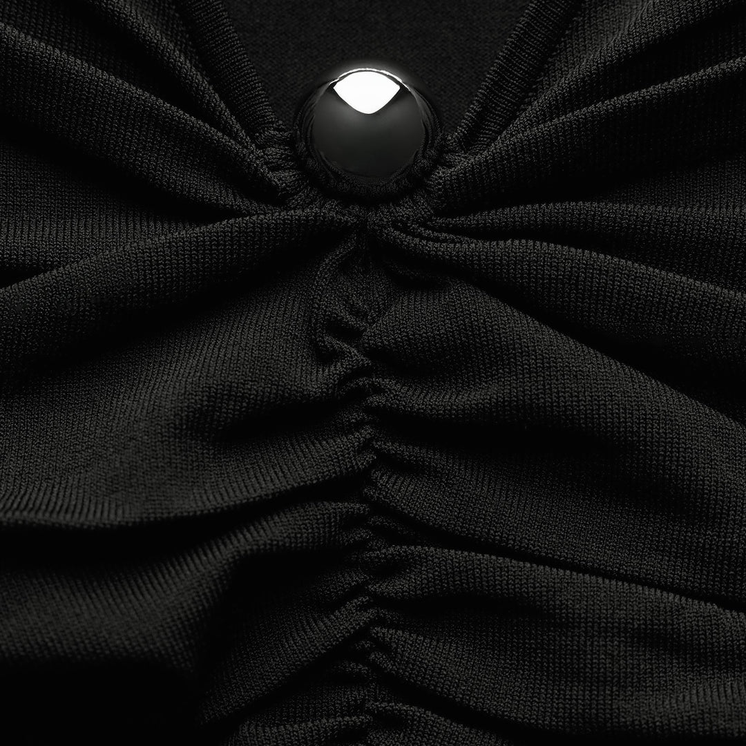 Moudda ZARA - Haut épaules dénudées, détail boule métallique - Tunisie 3